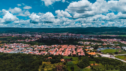 Crato Cariri Oásis Sertão Ceará Cearense Nordeste Brasil Cidade Paisagem Caatinga Drone Vista Aérea