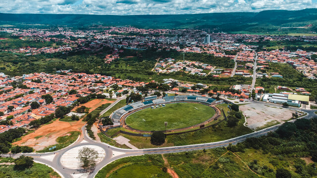 Crato Cariri O&aacute;sis Sert&atilde;o Cear&aacute; Cearense Nordeste Brasil Cidade Paisagem Caatinga Drone Vista A&eacute;rea