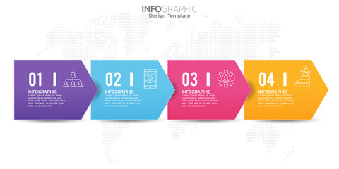 Infographic a steps elements for content, diagram, flowchart, steps, parts, timeline, workflow, chart.
