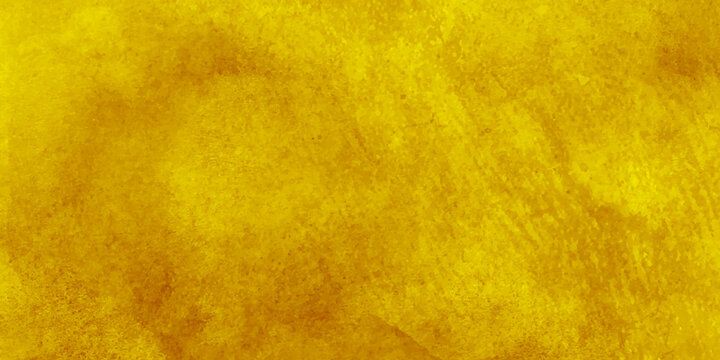 Gold paper texture background. gold wall background. Yellow watercolors paintings abstract background.