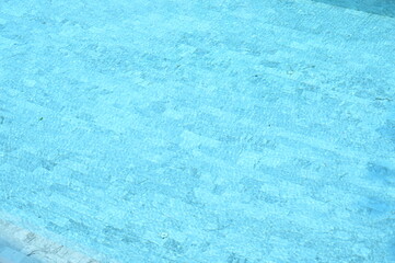Fototapeta na wymiar blue swimming pool background, interior design