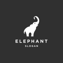 Elephant logo template vector illustration design