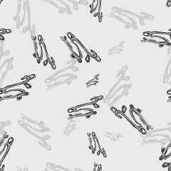 Letter symbol pattern on white background for your seamless design