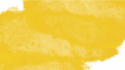 Yellow watercolor background for your design, watercolor background concept, vector.