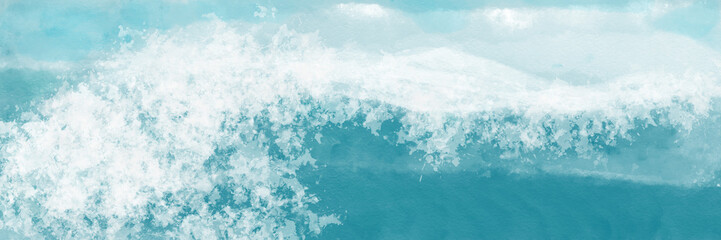 Waves illustration drawing