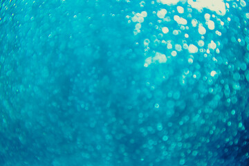 Abstract blue bokeh luxury