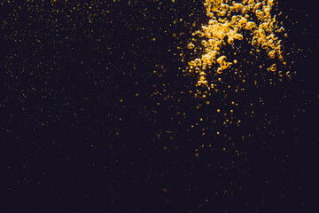 Abstract gold bokeh luxury