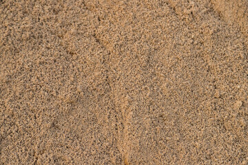 Sand pile for construction