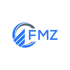FNZ technology letter logo design on white  background. FNZ creative initials technology letter logo concept. FNZ technology letter design.

