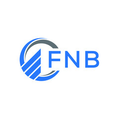 FNB technology letter logo design on white  background. FNB creative initials technology letter logo concept. FNB technology letter design.


