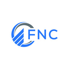 FNC technology letter logo design on white  background. FNC creative initials technology letter logo concept. FNC technology letter design.

