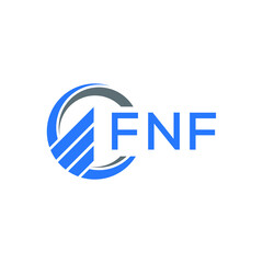 FNF technology letter logo design on white  background. FNF creative initials technology letter logo concept. FNF technology letter design.

