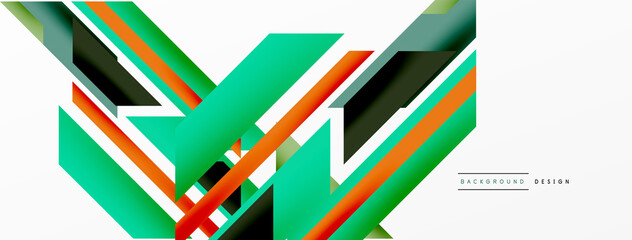 Dynamic lines background. Wallpaper for concept of AI technology, blockchain, communication, 5G, science, business and technology