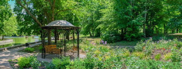 Alcove in the Liberty park of Odessa, Ukraine