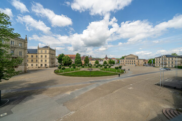 Fototapeta na wymiar view of the palace of arts