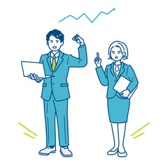 コンサルタントのイメージイラスト素材