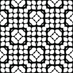 Abstract background with repeat pattern . Black and white color. Unique geometric vector swatch. Perfect for site backdrop, wrapping paper, wallpaper, textile and surface design. 