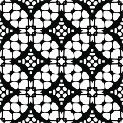 Abstract background with repeat pattern . Black and white color. Unique geometric vector swatch. Perfect for site backdrop, wrapping paper, wallpaper, textile and surface design. 