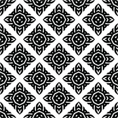 Abstract background with repeat pattern . black and white color. Unique geometric vector swatch. Perfect for site backdrop, wrapping paper, wallpaper, textile and surface design. 