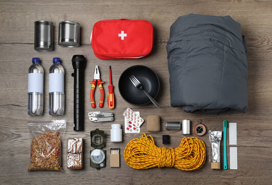 Survival Kit Camping Vector Pack