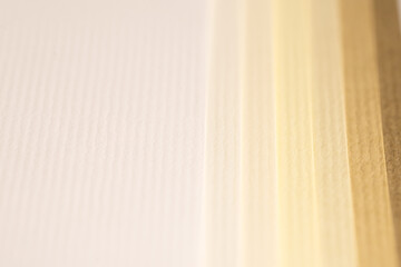 beige sheet of papers samples