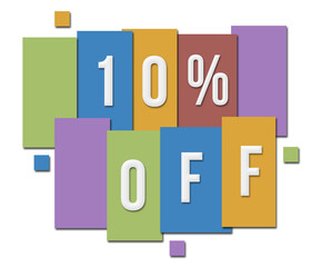 Discount Ten Percent Off Colorful Light Stripes Group 