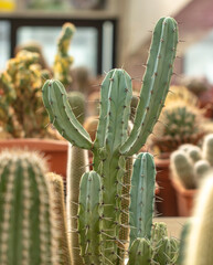 Cactus plant in the arboretum.