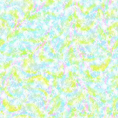 Naklejka na ściany i meble Abstract watercolor seamless pattern in pastel colors. Paint stains background