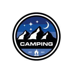Camping Logo , Outdoor Logo Vector