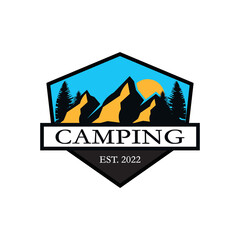 Camping Logo , Outdoor Logo Vector