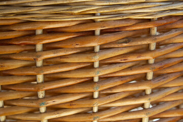 structure wicker basket closeup , photo background