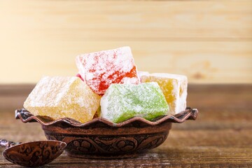 Tast Cookies with pineapple jam inside. Familiar during the month of Ramadan and Eid Fitri.