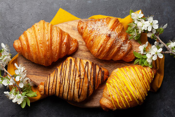 Various croissants