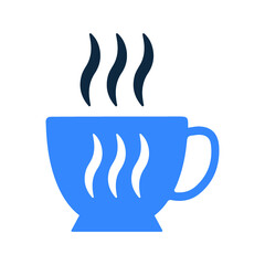 Coffee, cup icon. Simple editable vector design isolated on a white background.
