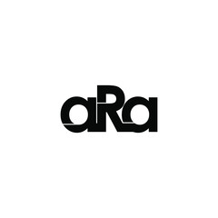 ara letter original monogram logo design © ahmad ayub prayitno