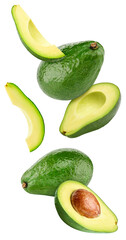 Avocado isolated on white background