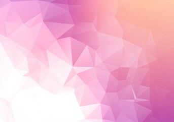 Modern low poly colorful triangle shapes background