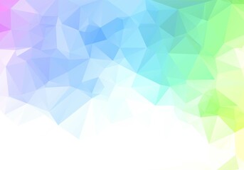Obraz premium Abstract colorful low poly geometric shapes background