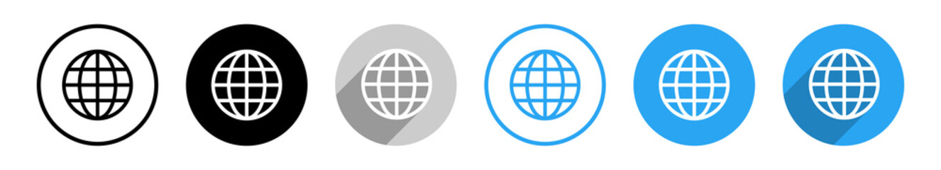 Globus Vektor Symbole