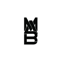 mab letter original monogram logo design