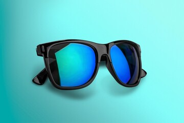 Fashion female Sunglasses in beautiful sunlight on a background.