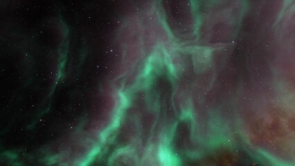 Space of night sky with cloud and stars