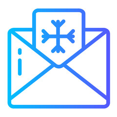 Obraz premium Flat Gradien gradient icon