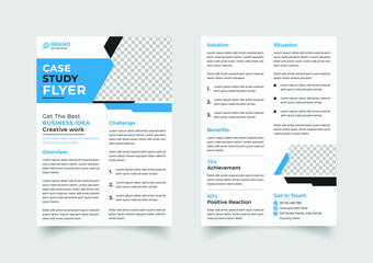 Creative case study template design