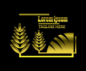 wheat agriculture logo symbol design illustration inspiration
