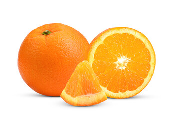 Orange isolated on white