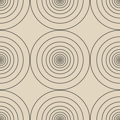 Trendy minimalist seamless pattern with abstract creative geometric composition