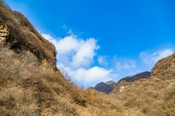 mountain landscape with sky