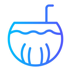 Flat Gradiend gradient icon