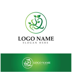 Stomach Health Logo vector illustration design - creative Gastroenterology Healthy Logo element icon, Stomach healthcare icon vector template